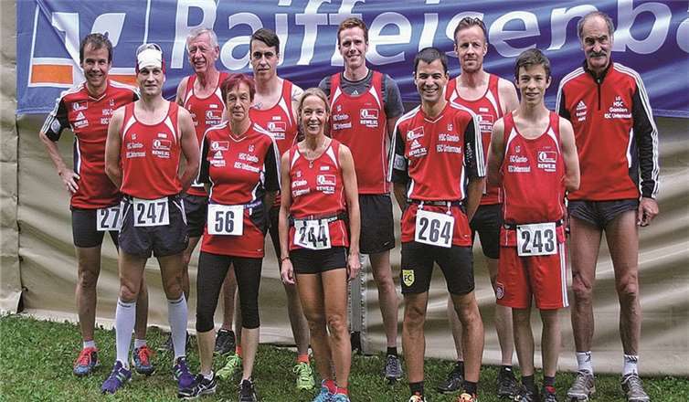 Beim Schafberglauf lief das LG-Team für einen guten Zweck 