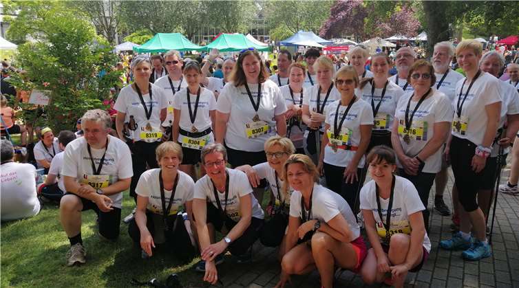 Das Läuferteam der Hospizarbeit im Ahrtal. Foto: Hospiz im Ahrtal gGmbH.