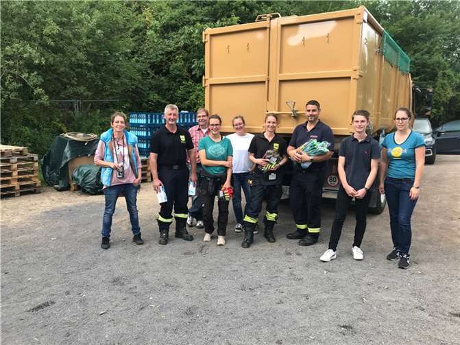 Das Lager in der Oberzissener Schützenhalle wurde jetzt geschlossen. Foto: privat
