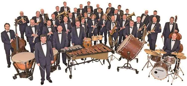 Das Landespolizeiorchester Rheinland-Pfalz.  Privat