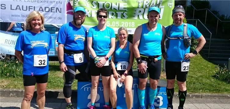 Das Lauftreff SV Weitersburg Team beim Stone Expert Trail Run in Urbar. Privat