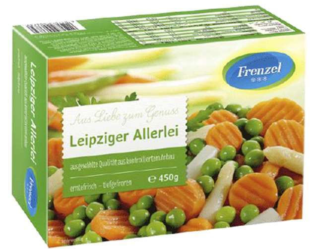 Das Leipziger Allerlei der Firma „Frenzel“ wird zurückgerufen. Quelle: lebensmittelwarnung.de