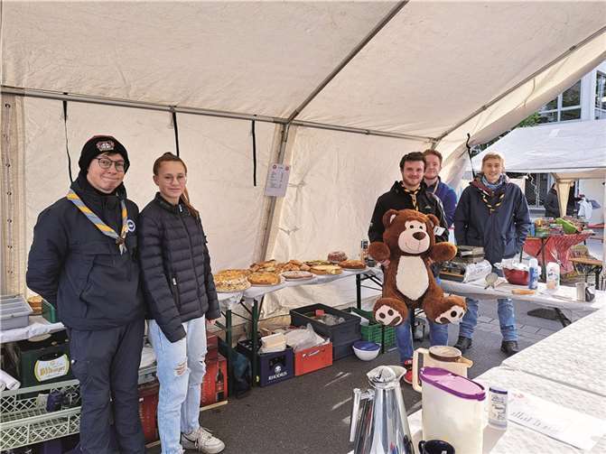 Das Leitungsteam der Mendiger Pfadfinder erwies sich wieder als gute Gastgeber.