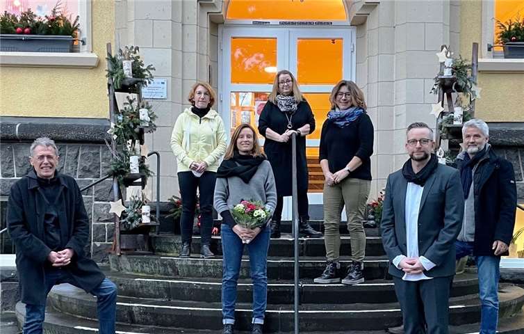 Das Leitungsteam im Jugendhilfezentrum Bernardshof. Es fehlt Hans Marx, Bereichsleiter für stationäre Regel- und Intensivgruppen)