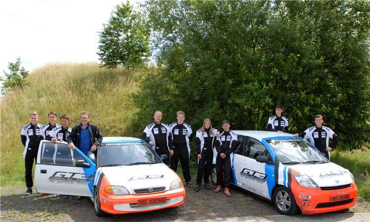 Das MSC Adenau Jugend Automobilslalom Nachwuchsteam 2018.Privat