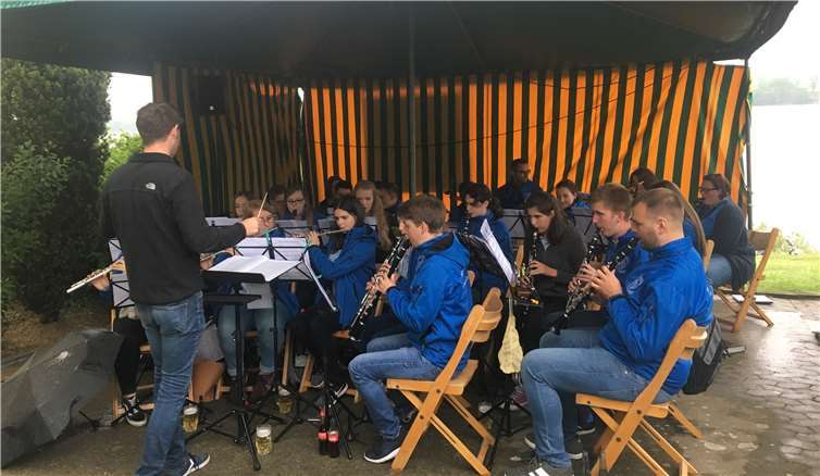 Das MVU-Jugendorchesterunter der Leitung von Thomas Fetz präsentierte sein Können.