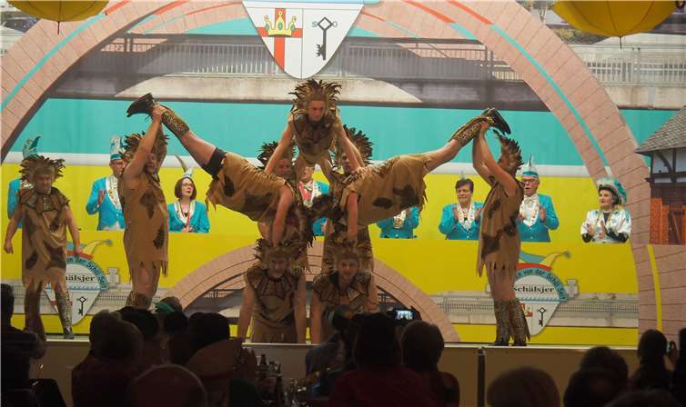 Das Männerballett der Schälsjer in Aktion. Foto: HH