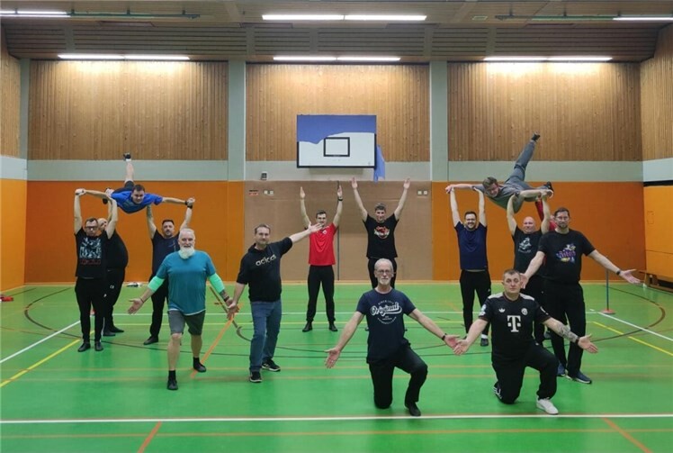 Das Männerballett freut sich auf die bevorstehenden Auftritte. Foto: Jennifer Dommermuth/TRG