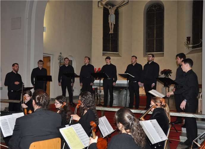 Adventskonzert zum Abschluss des Jubiläumsjahres  Das Männerchorensemble „Principium Canti“.