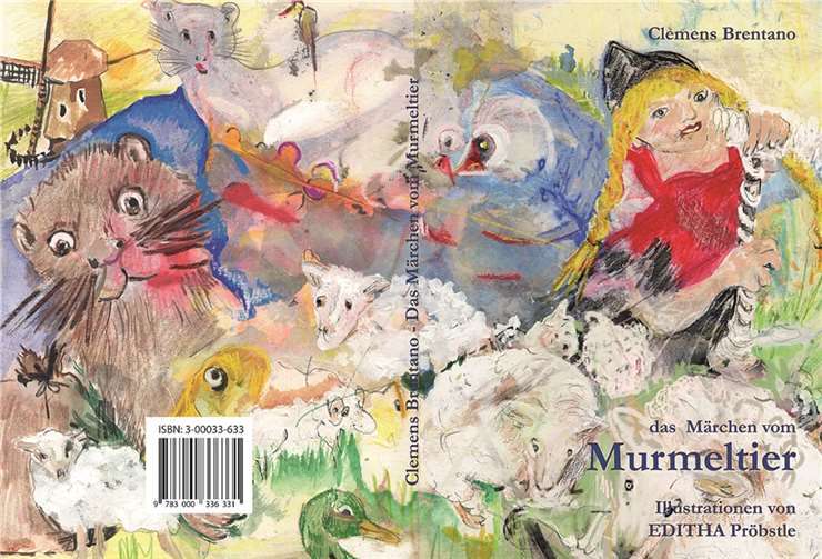 „Das Märchen von dem Murmeltier “ hat hohe Aktualität  Das „Märchen vom Murmeltier“ illustrierte die Künstlerin zugunsten der Hilfs- und Menschenrechtsorganisation SOLWODI.