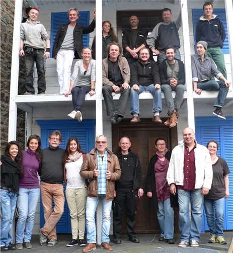 Das Märchenensemble und Technikteam der Burgfestspiele. Foto: Stadt Mayen