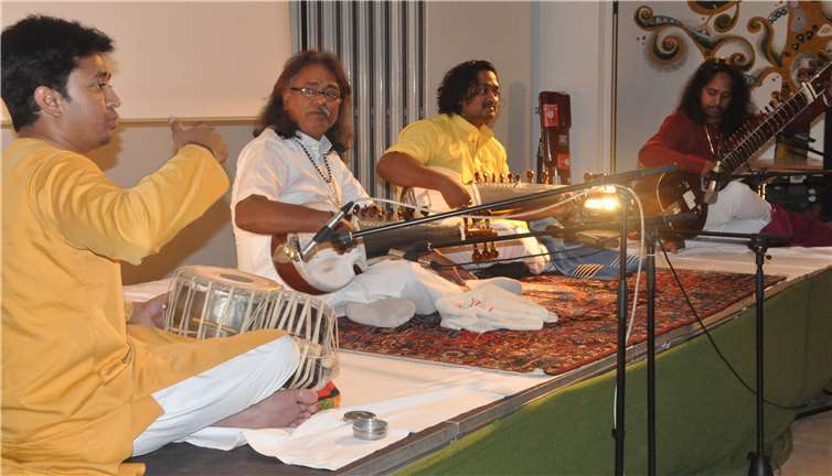 Das Maharaj- Trio präsentiert indische Ragamusik.Foto: privat