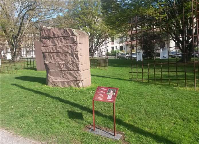 Das Mahnmal für die Opfer des Nationalsozialismus auf dem Reichensperger Platz.Förderverein Mahnmal Koblenz