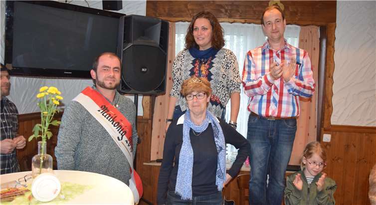 Das Maikönigspaar Daniel Gattermann und Anita Neumann.EICH