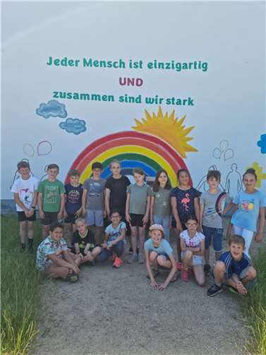 Das Malen machte den Nachwuchskünstlern großen Spaß. Foto: privat