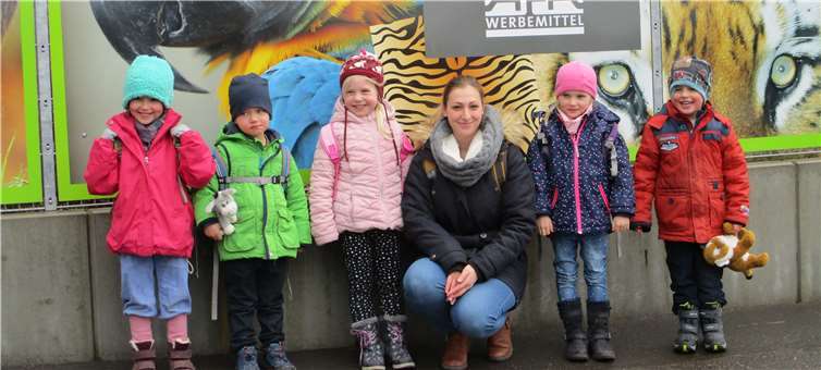 Das Maskottchen Bobo der Tiger begleitete die Kinder auf ihrer spannenden Expedition durch das Tierreich des Neuwieder Zoos. privat