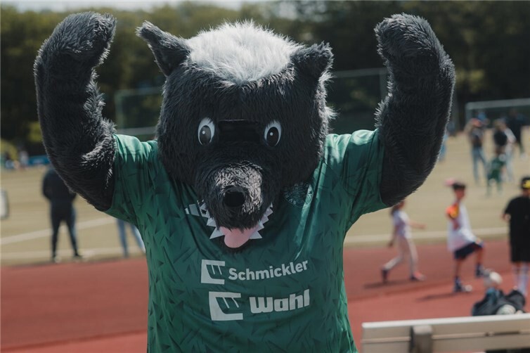 Das Maskottchen Snow war natürlich auch dabei! 
