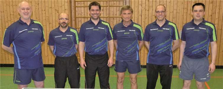 Das Meisterteam der 2. Mannschaft (v.l.) Klaus Schneider, Christian Drescher, Andreas Lafontaine, Peter Hellenthal, Oliver Retterath und Frank Powelz.privat