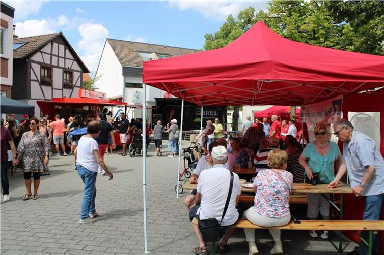 Das Merler Dorffest freute sich über regen Zuspruch.