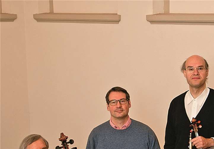 Das Mesopolis-Quartett (v. l.): Hartwig Hönle, Andreas Sokol, András Metzker und Demetrius Polyzoides. privat