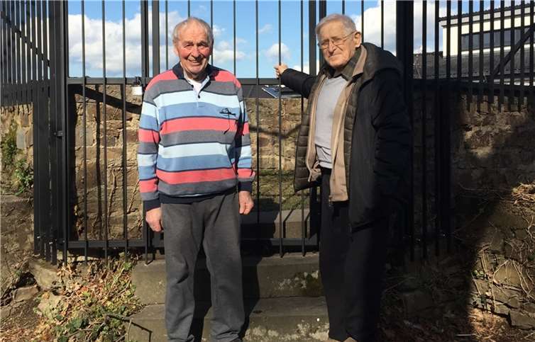 Das Metallgitter erfüllt seinen Zweck.  Foto: privat