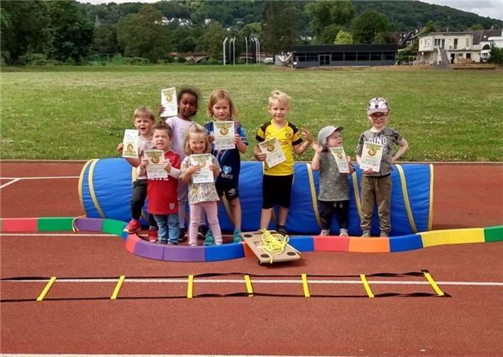 Das Mini-Sportabzeichen ist ein neues Angebot für Kinder von 3 bis 6 Jahre.  Foto: TV 08 I. Göddel