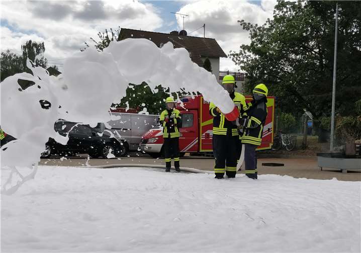 Das Mittelschaumrohr in der Praxis.Foto: privat