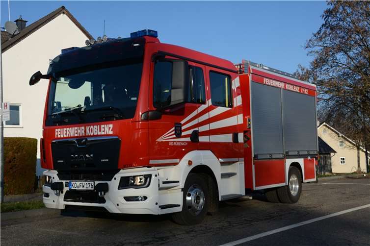 Das Mittleres Löschfahrzeug für die Freiwillige Feuerwehr Einheit Rübenach. Quelle: Feuerwehr Koblenz