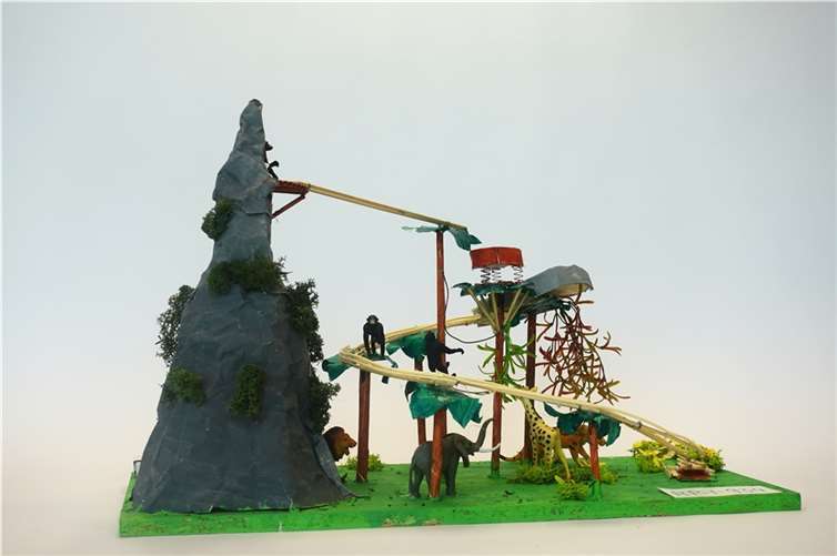 Das Modell „Le train de la jungle“.