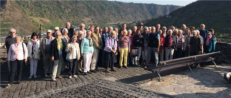 Das Moseltal mit seiner einzigartigen, vom Weinbau geprägten Landschaft und seinen historischen Ortschaften war das Ziel des Odendorfer Zehnthausvereins. privat