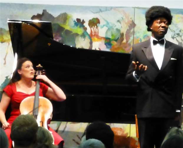 Festkonzert anlässlich des 70. Geburtstags Frans Helmersons Das Music-Comedy-Duo Carrington-Brown.