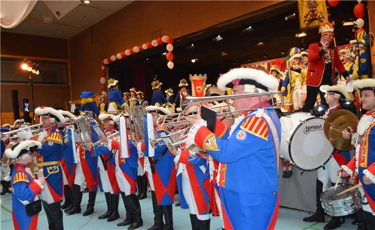 Das Musikkorps der Stadtsoldaten war ein musikalisches Highlight.