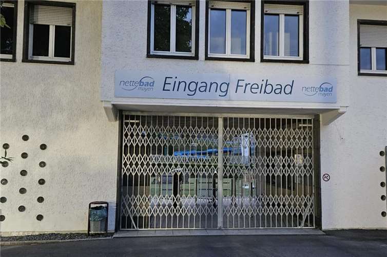 Das Nettebad bleibt aufgrund eines technischen Defekts bis auf Weiteres geschlossen. Foto: Jasmin Alter/Stadt Mayen