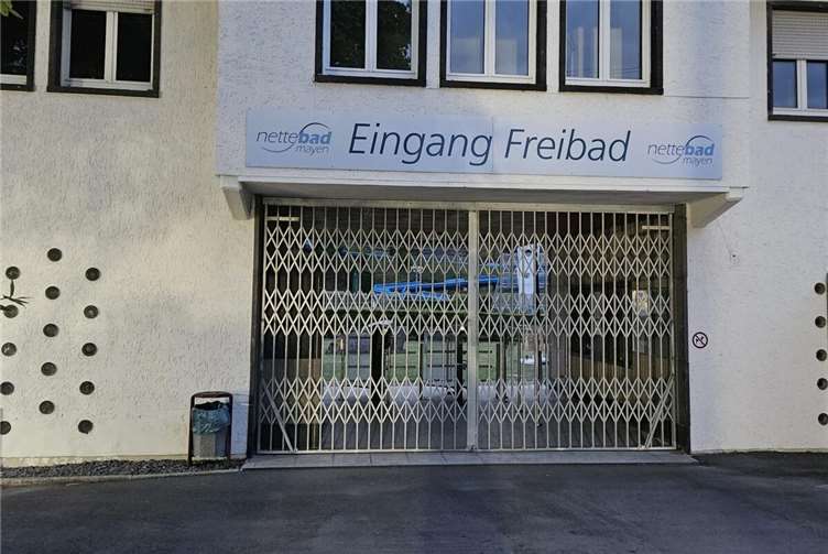 Das Nettebad bleibt aufgrund eines technischen Defekts bis auf Weiteres geschlossen. Foto: Jasmin Alter/Stadt Mayen