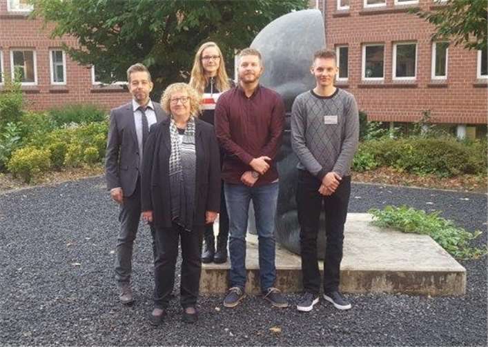 Das Neuwieder Finanzamt wird von nun an durch drei Auszubildende verstärkt. privat