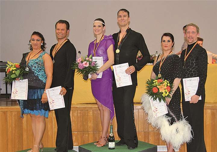 Das Neuwieder Tanzpaar konnte sich über einen tollen dritten Rang freuen. privat