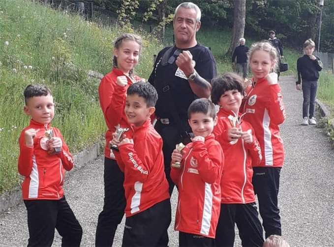 Das Newcomerteam trainierte diszipliniert und lieferte punktgenau ab.Foto: privat