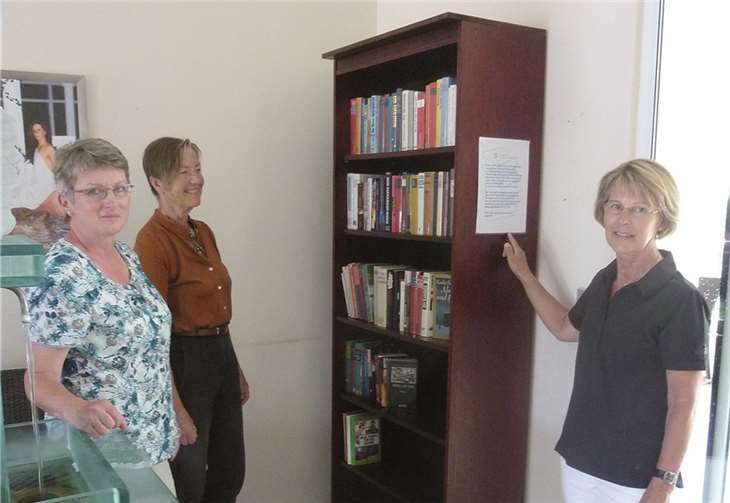 Das „Offene Bücherregal“ in den Römerthermen. privat