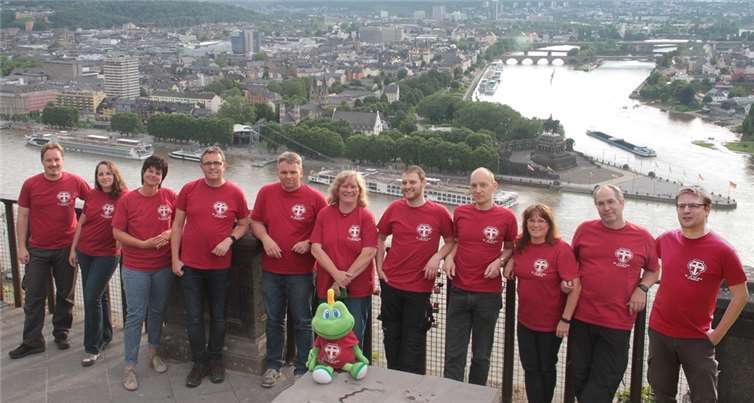 Das Orga-Team des Geocaching-Events.privat