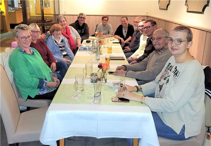 Das Orga-Team des Weihnachtsmarktes in Kripp traf sich. Foto: privat