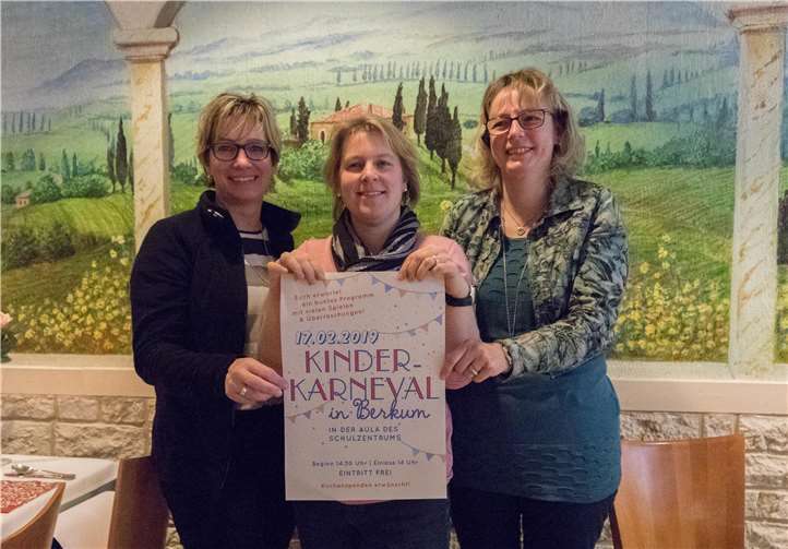 Das Orga-Team ist guter Dinge.Foto: CEW