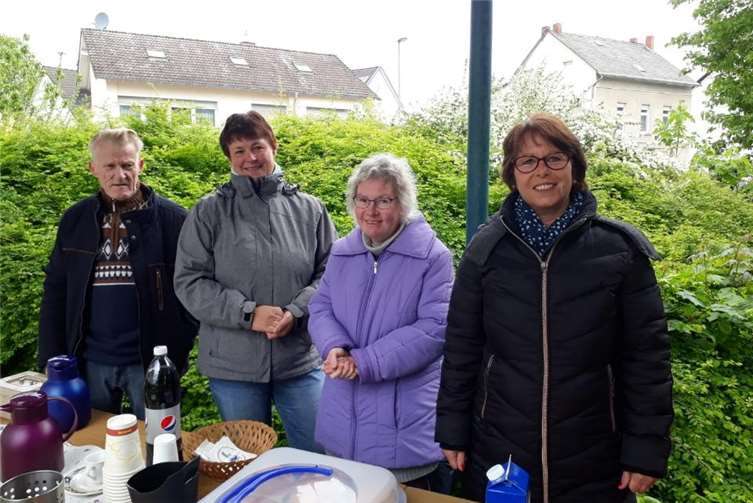 Das Orga Team von St. Peter: B. Peitz, S. Kallen, E. Nister und A. Weiß. Foto: privat