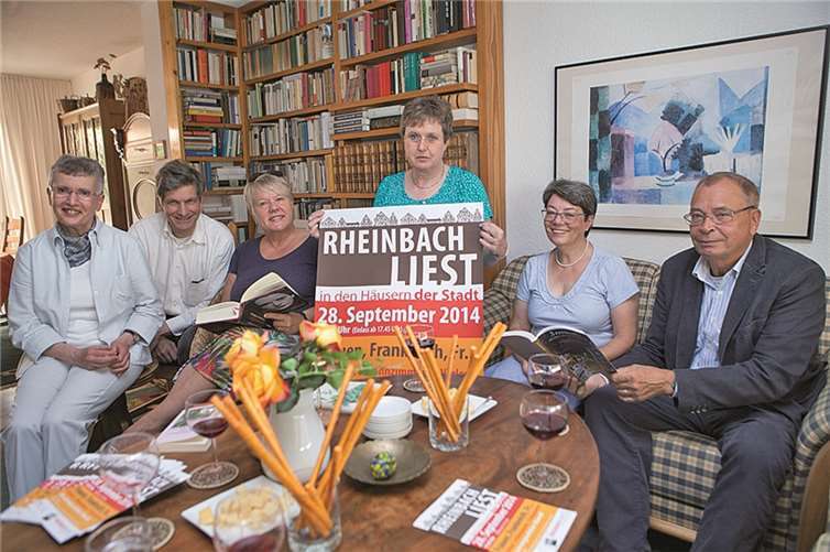 Das Organisationsteam freut sich schon jetzt auf die Veranstaltung „Rheinbach liest in den Häusern der Stadt“ JOST