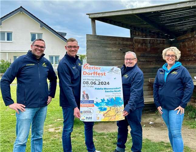 Das Organisationsteam hat auch für die 34. Auflage ein buntes Programm zusammengestellt. Fotos: Merler Dorfgemeinschaft e.V.