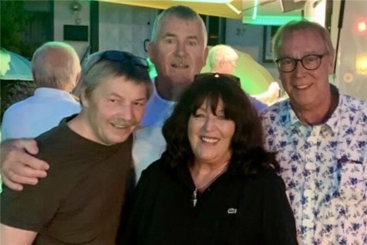 Das Orgateam Michaela, Georg, Otmar, Lothar