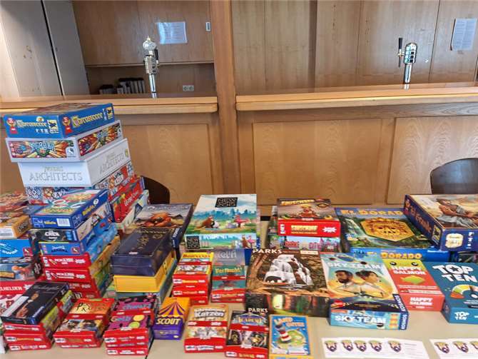 Das Orgateam hat über 100 Brettspiele organisiert.Foto: CDU Ochtendung