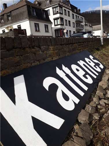 Das Ortsschild ist wieder klar erkennbar.  Foto: privat