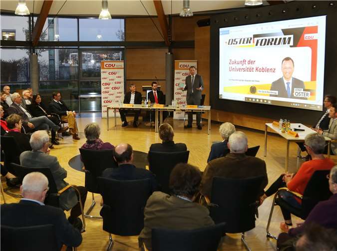 Das Oster-Forum zur „Zukunft der Uni Koblenz“ war gut besucht.Foto: privat