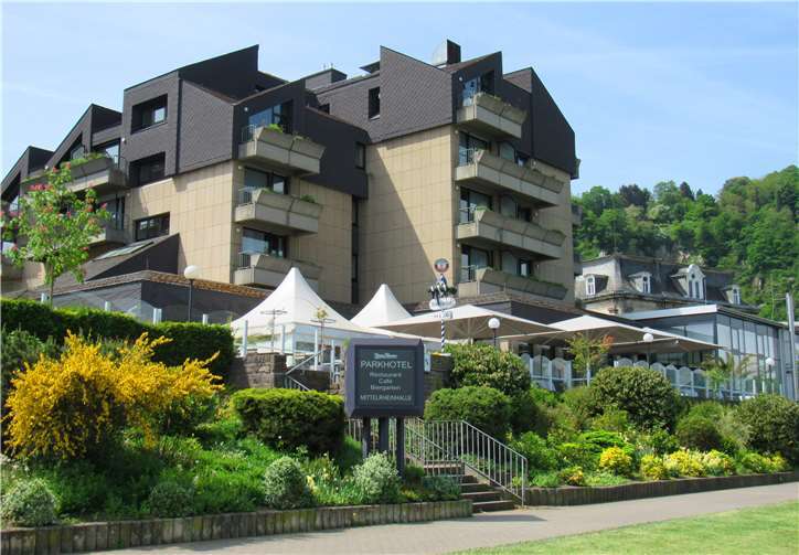 Das Parkhotel „Am Schänzchen“ in Andernach. privat