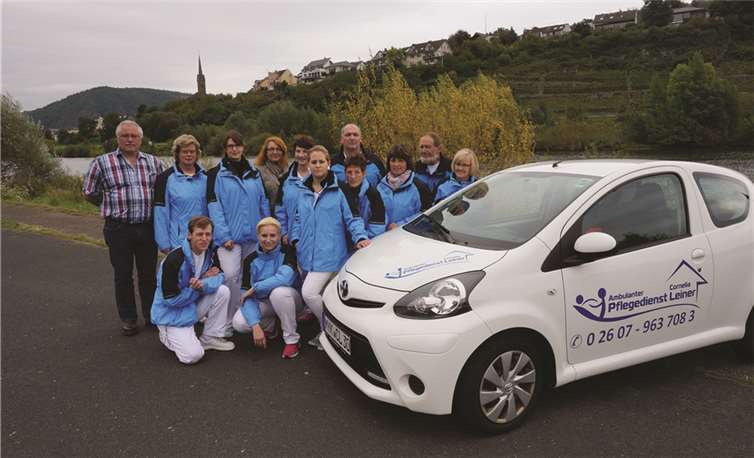 Betreuung und Pflege mit Herz und Erfahrung Das Pflegeteam Leiner steht bereit, gibt Betreuung und Pflege mit Herz und Erfahrung Foto EP
